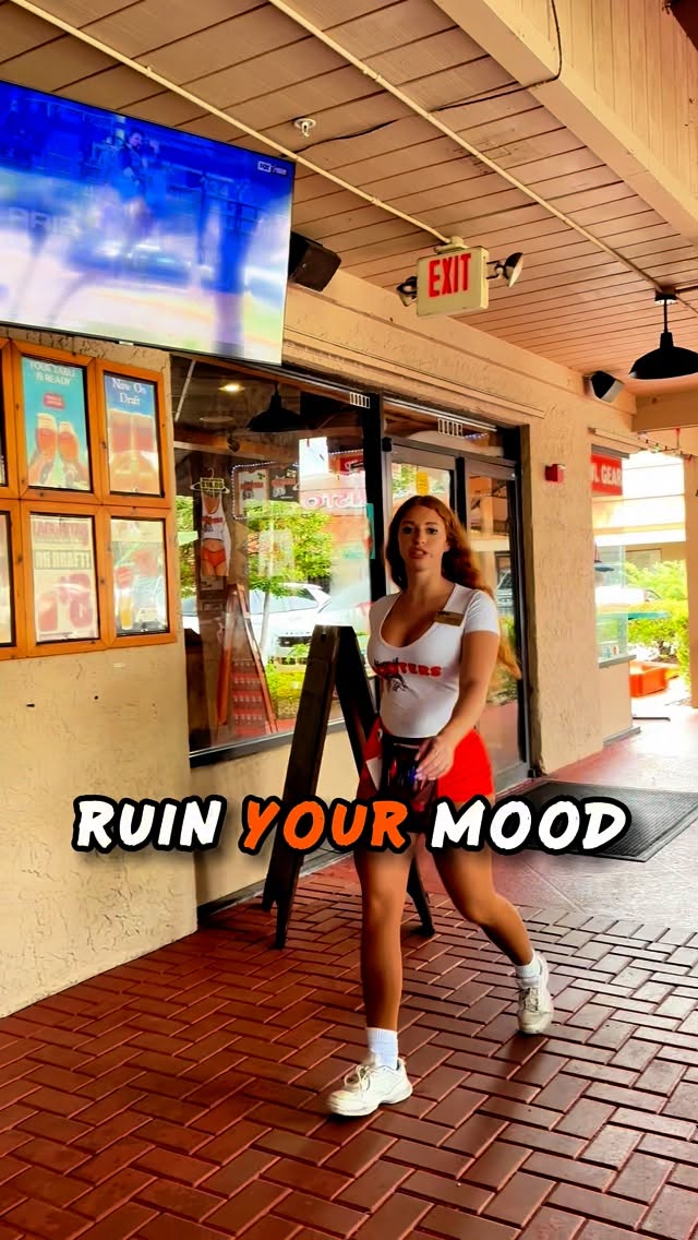 Instagram post by @uncensoredmiami305 for Hooters. Caption reads: A little Spicy today 🔥 
But it’s always a good....