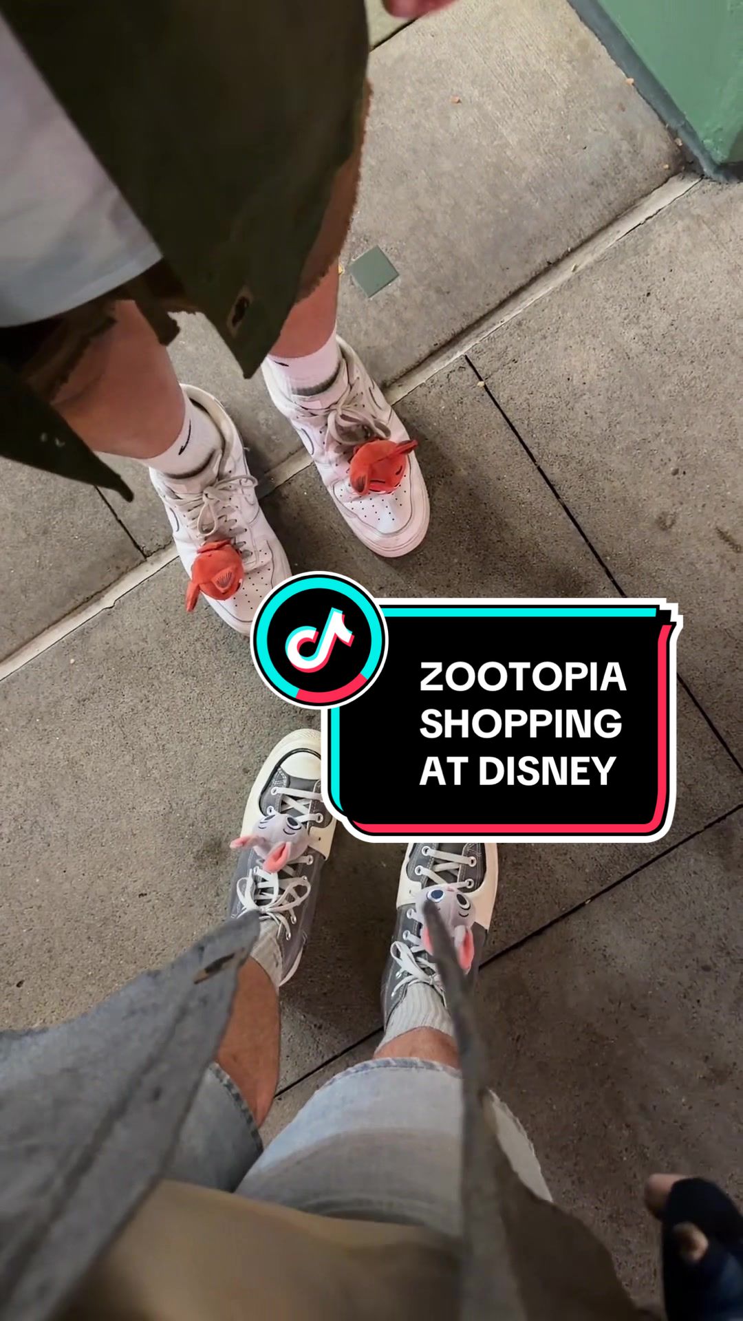 TikTok post by @blakesilva for Disney Store. Caption reads: browsing all the new zootopia products at....
