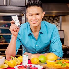 Instagram post by @charleschentv for Charlotte’s Web. Caption reads: [...] but you can also use it topically.....