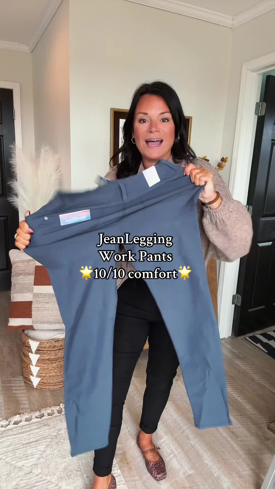 TikTok post by @gayle.boggsy for Freckled Poppy. Caption reads: [...] #skinnypants #skinnyjeans @Freckled Poppy .