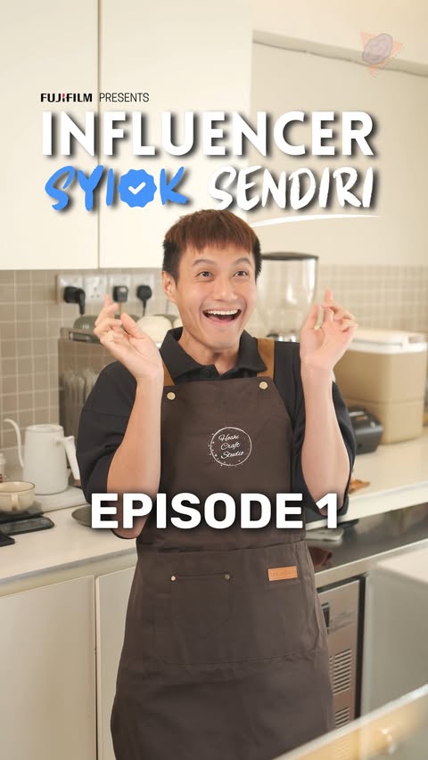 Instagram post by @desmondchai1 for FUJIFILM X/GFX USA. Caption reads: Influencer Syiok Sendiri - EPISODE 1 So is Perry....