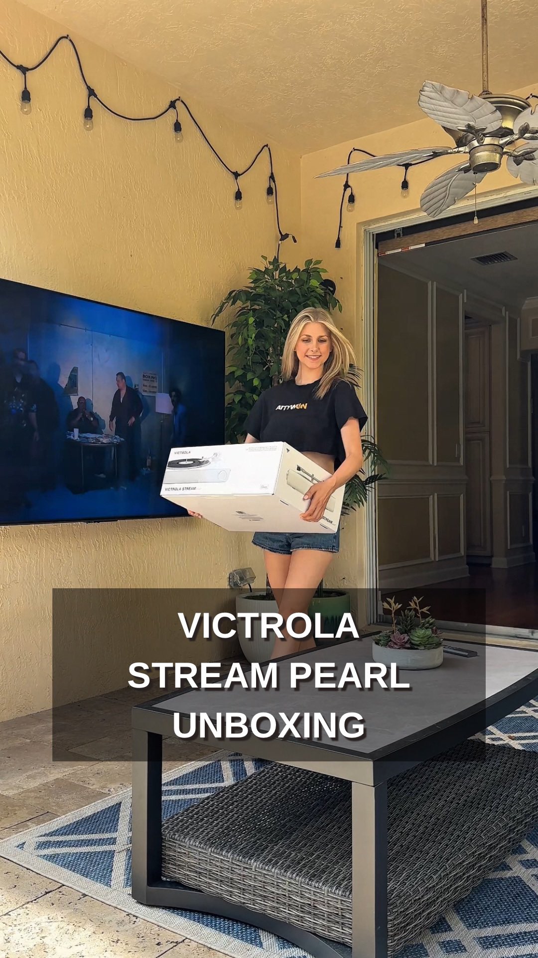 Instagram post by @attywon for Victrola. Caption reads: [...] home by heading to the link in our bio!....