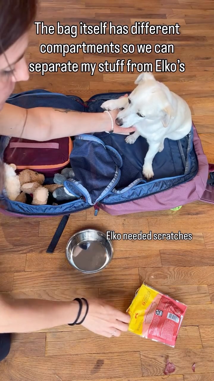 Instagram post by @awayonearth for Cotopaxi. Caption reads: Thanks to @cotopaxi we have the perfect bags to....