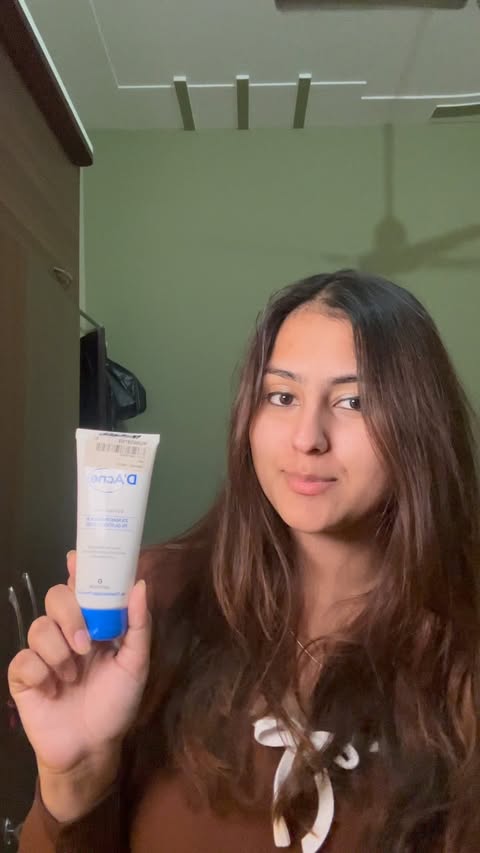 Instagram post by @jaseejj for D'Acne by Glenmark. Caption reads: The 10 days skin check. @dacneindia Buy now....