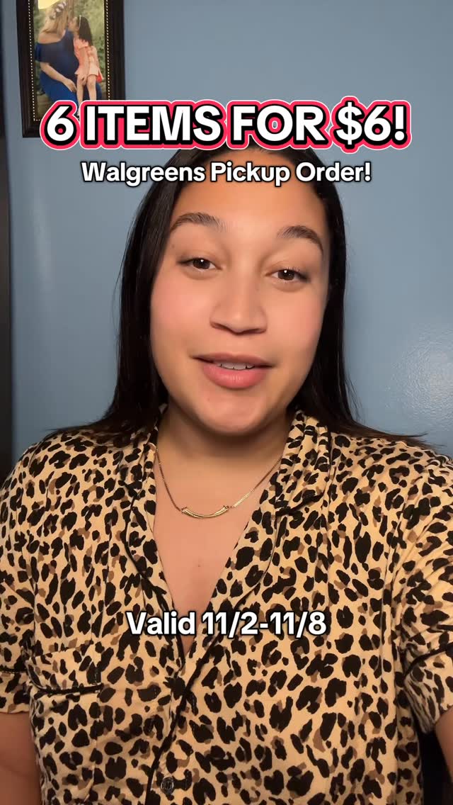 Instagram post by @readysetcoupon for Walgreens. Caption reads: $6 for 6 items *after rewards* 😍 @walgreens....