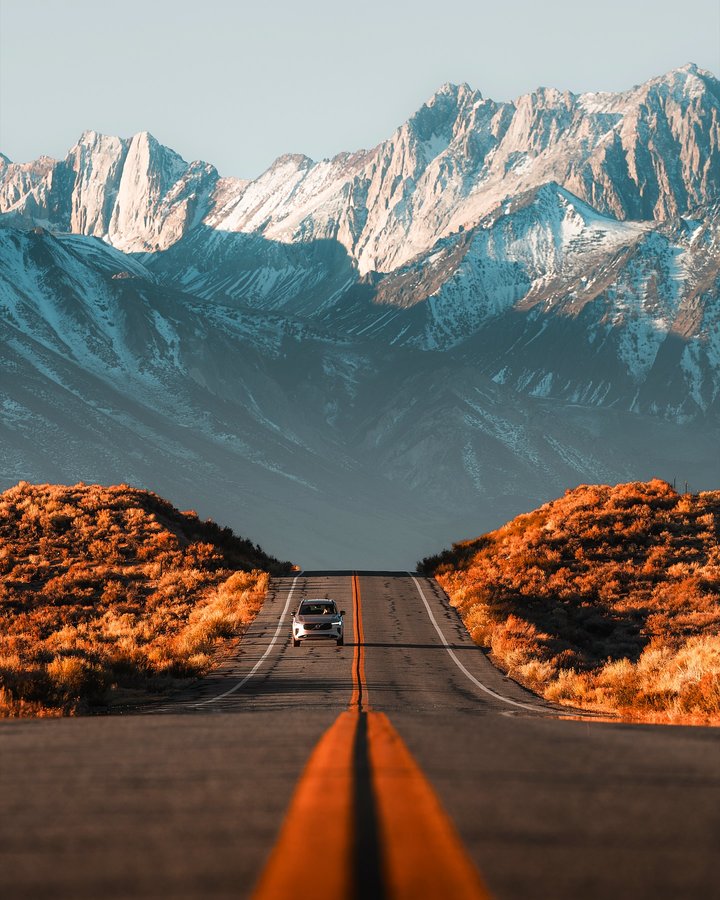 Instagram post by @tom_juenemann for Visit California. Caption reads: Roadtrip California 🇺🇸 The most beautiful places....