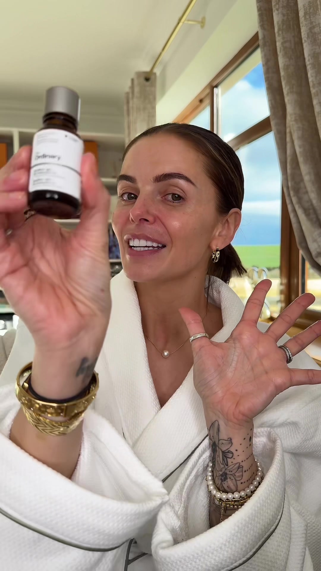 TikTok post by @stephanievavron for The Ordinary. Caption reads: Volufiline is that girl-clinically....