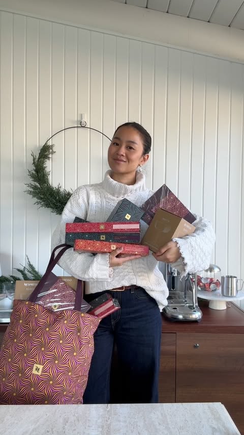 Instagram post by @rachspeed for Nespresso. Caption reads: There’s magic in the making! Celebrating the joy....