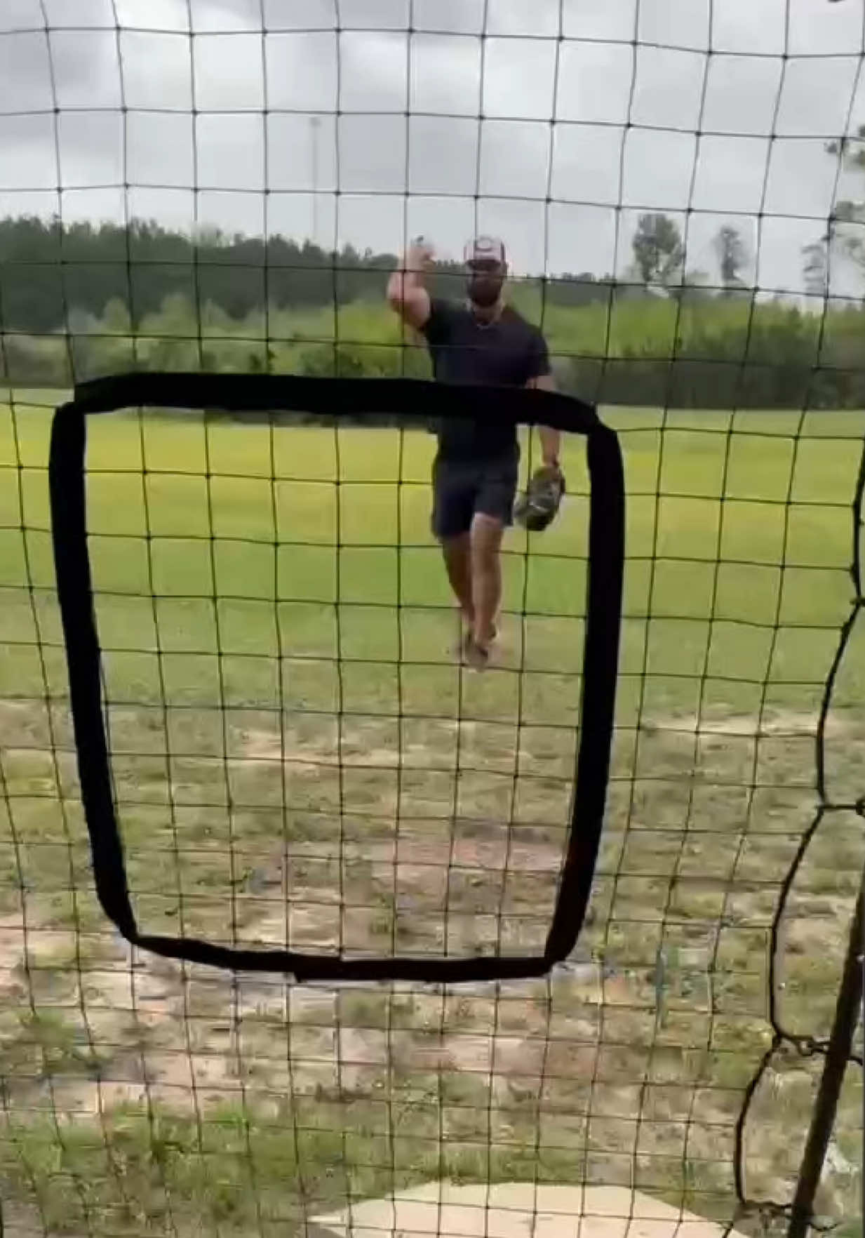 TikTok post by @kervinfamily for Sklz. Caption reads: Get your kids practicing outdoors to get better!....