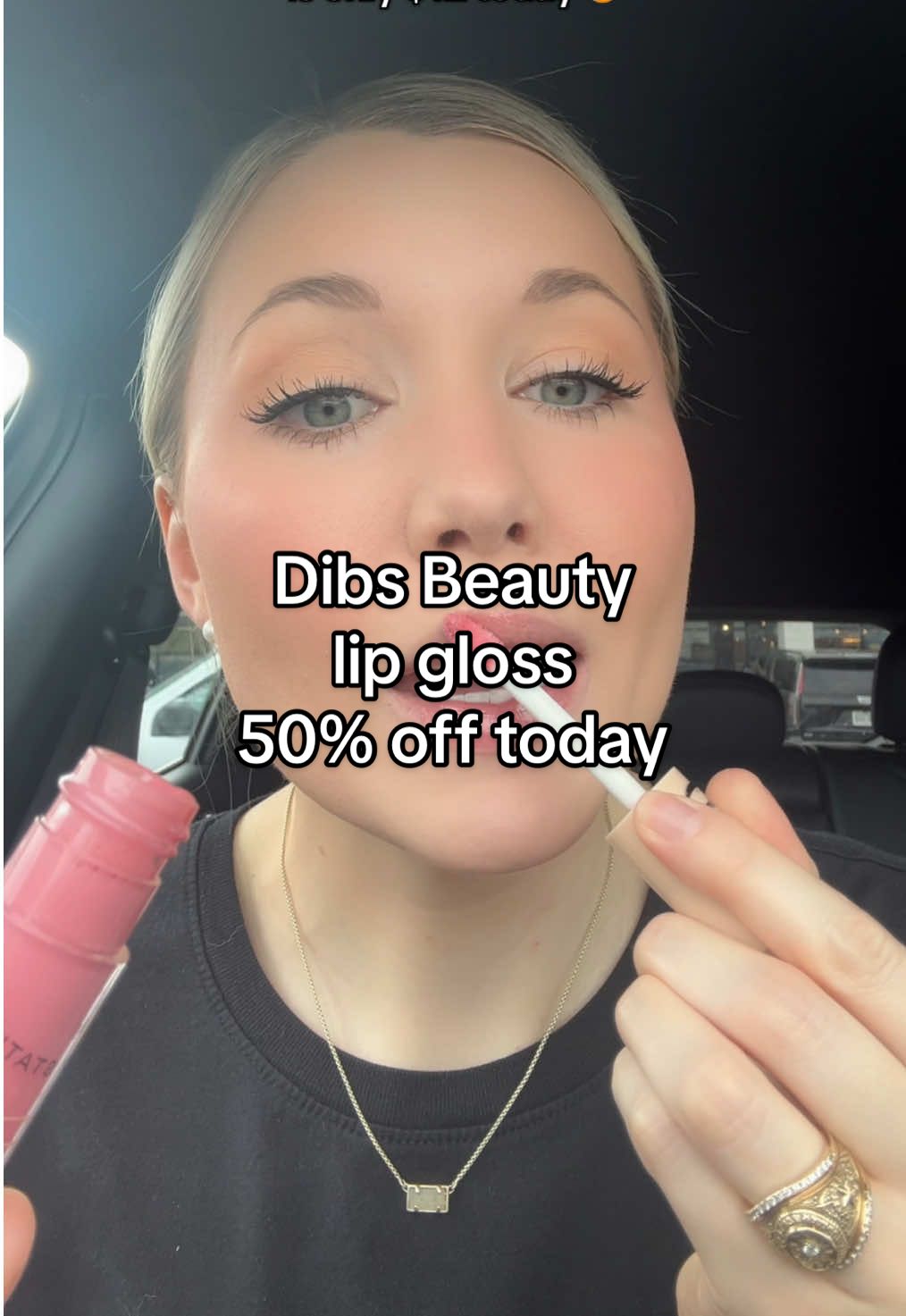 TikTok post by @torrilayne for DIBS Beauty. Caption reads: [...] off today on tiktok shop ✨ @DIBSBEAUTY go to....