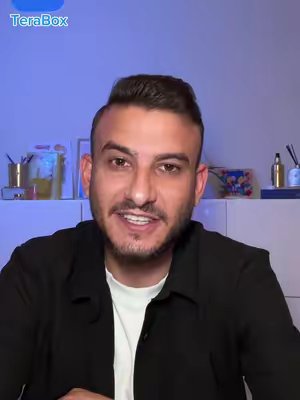 TikTok post by @hisham_jamil for TeraBox. Caption reads: راح تنحل كل مشاكلك😉 @teraboxofficial_ Link in Bio....