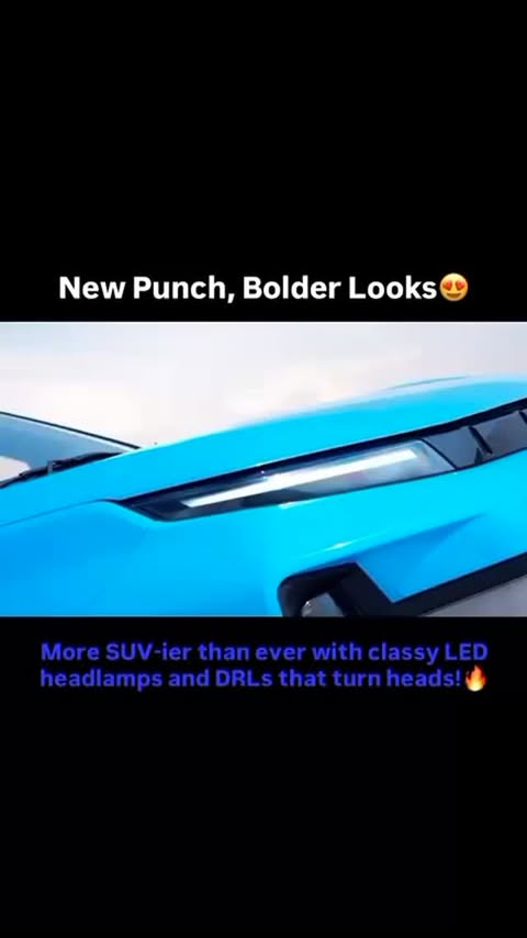 Instagram post by @official_ankita12__ for Tata Motors. Caption reads: [...] Punch making a bold SUV....