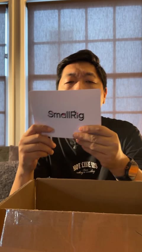 Instagram post by @blake.ridder for SmallRig. Caption reads: Thanks to @smallrig.global @anker_official and....