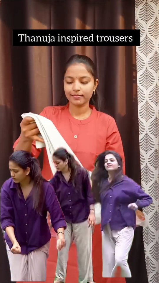 Instagram post by @apsara_c12 for Wishlink. Caption reads: [...] Thanuja inspired trousers from....