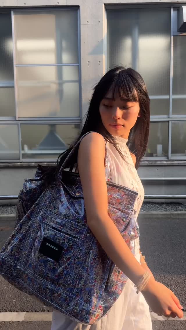 Instagram post by @yuri_tomiyama for Beyond The Vines. Caption reads: @beyondthevines x @libertylondon liberty prints....