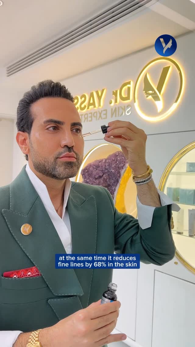 Instagram post by @dr.yassineofficial for SkinCeuticals. Caption reads: ✨Dr. YASSINE, in collaboration with L’Oréal Middle....