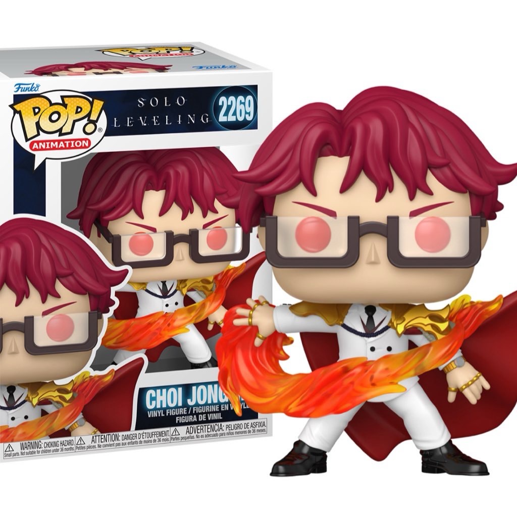 Instagram post by @funkopopsnews for Funko. Caption reads: [...] glams for the amazing new Choi Jong-In Funko....