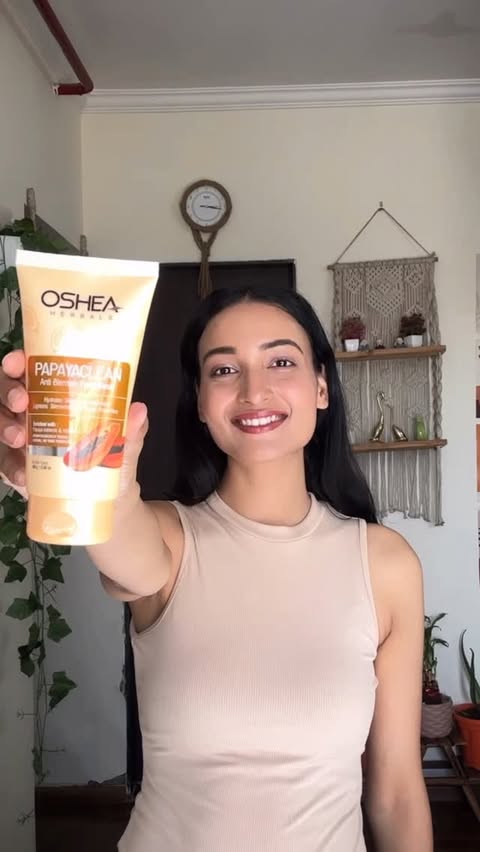 Instagram post by @im_pallavisingh for Oshea Herbals. Caption reads: #Ad Breakouts can’t stop me now—thanks to Oshea....