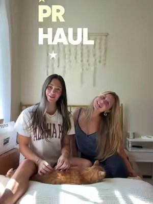TikTok post by @alessandrarene06 for Lucky Beverage Co.. Caption reads: pr haul ⭐️ #pr #unboxingvideo #haul #prhaul....