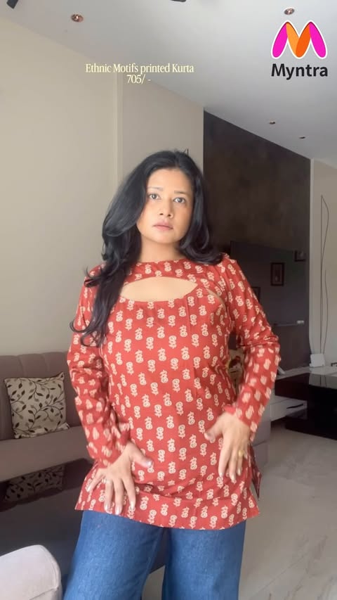 Instagram post by @stylegamewitharzoo for Myntra. Caption reads: [...] perfect time to shop your favourites on....