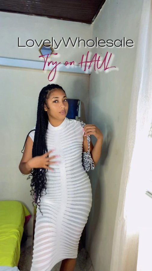 Instagram post by @tonzz_12 for LovelyWholesale. Caption reads: [...] affordable sets and fits....