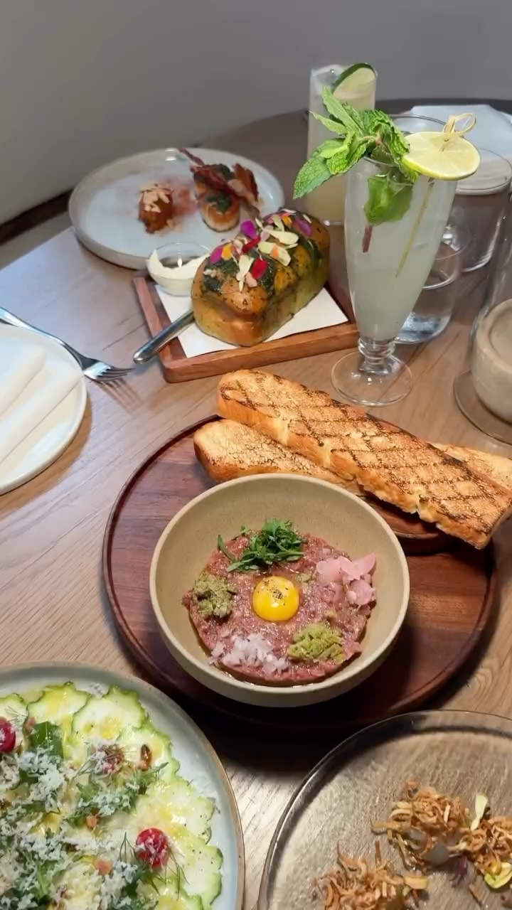 Instagram post by @greivy for Maker’s Mark. Caption reads: Every summer, dining at @northforktable has become....