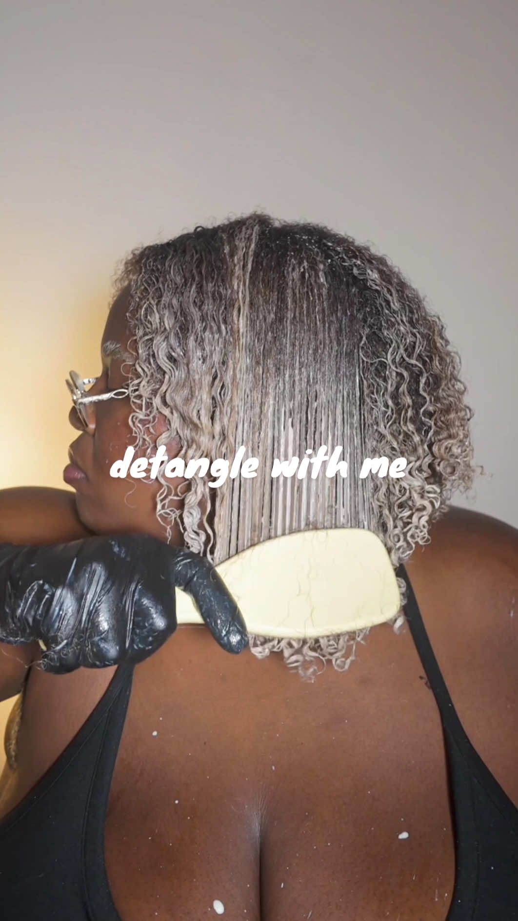 TikTok post by @naomi.native for ARKIVE HEADCARE. Caption reads: [...] is how I cope! products featured: @ARKIVE....