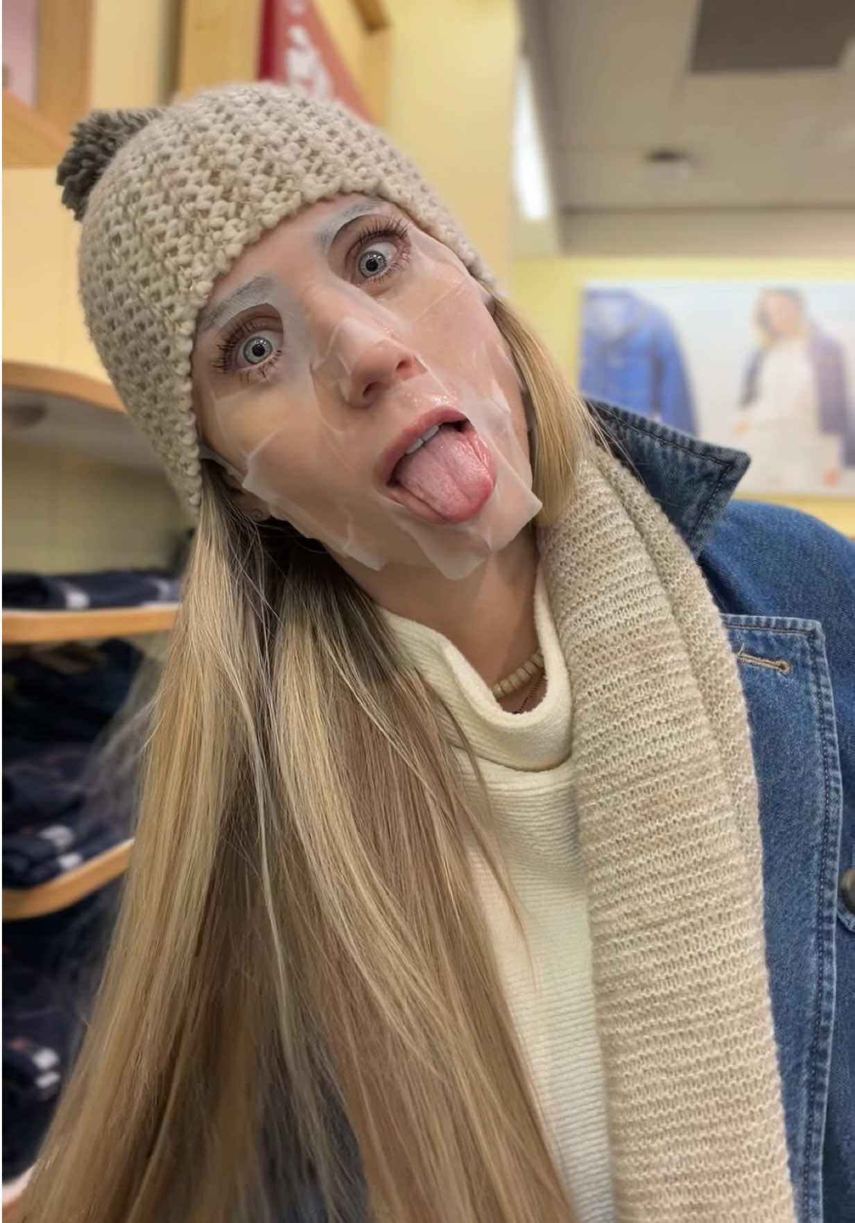 TikTok post by @alliwalkermusic for bynatureskincare. Caption reads: [...] the name of good skin ✨ #Sponsored....