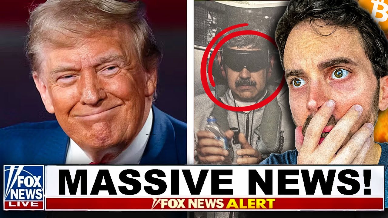 YouTube post by @AltcoinDaily for Ledger. Caption reads: Crypto Just Flipped - Trump Captures Venezuela’s....