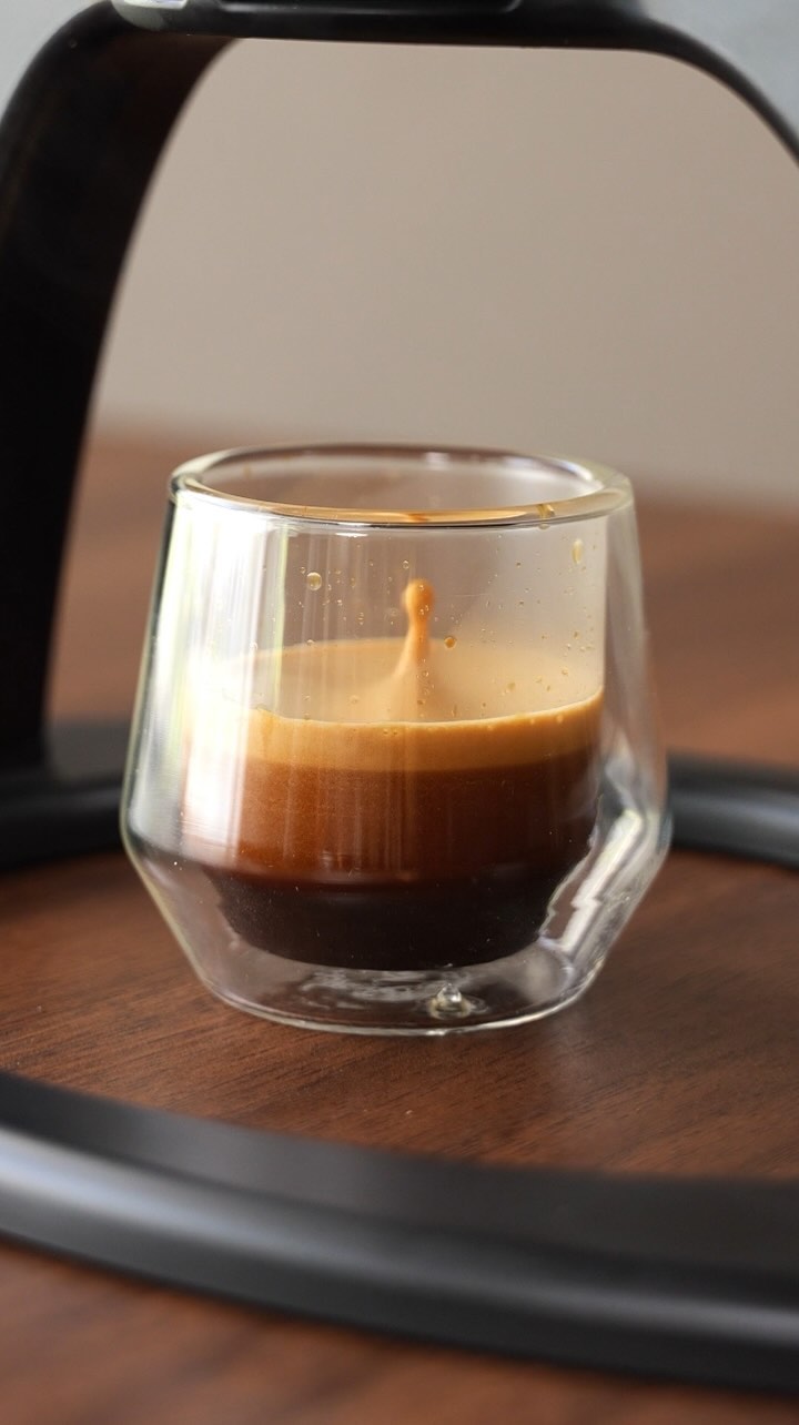 Instagram post by @tannercolsoncoffee for Flair Espresso. Caption reads: Espresso w/ @flairespressomaker....