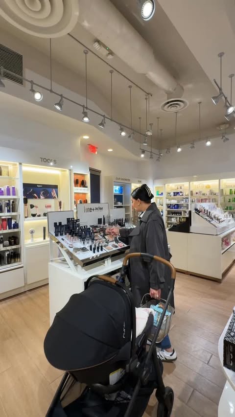 Instagram post by @foreverjenypher for Bluemercury. Caption reads: 💙🎅 @bluemercury’s Holiday Shopping Party is....