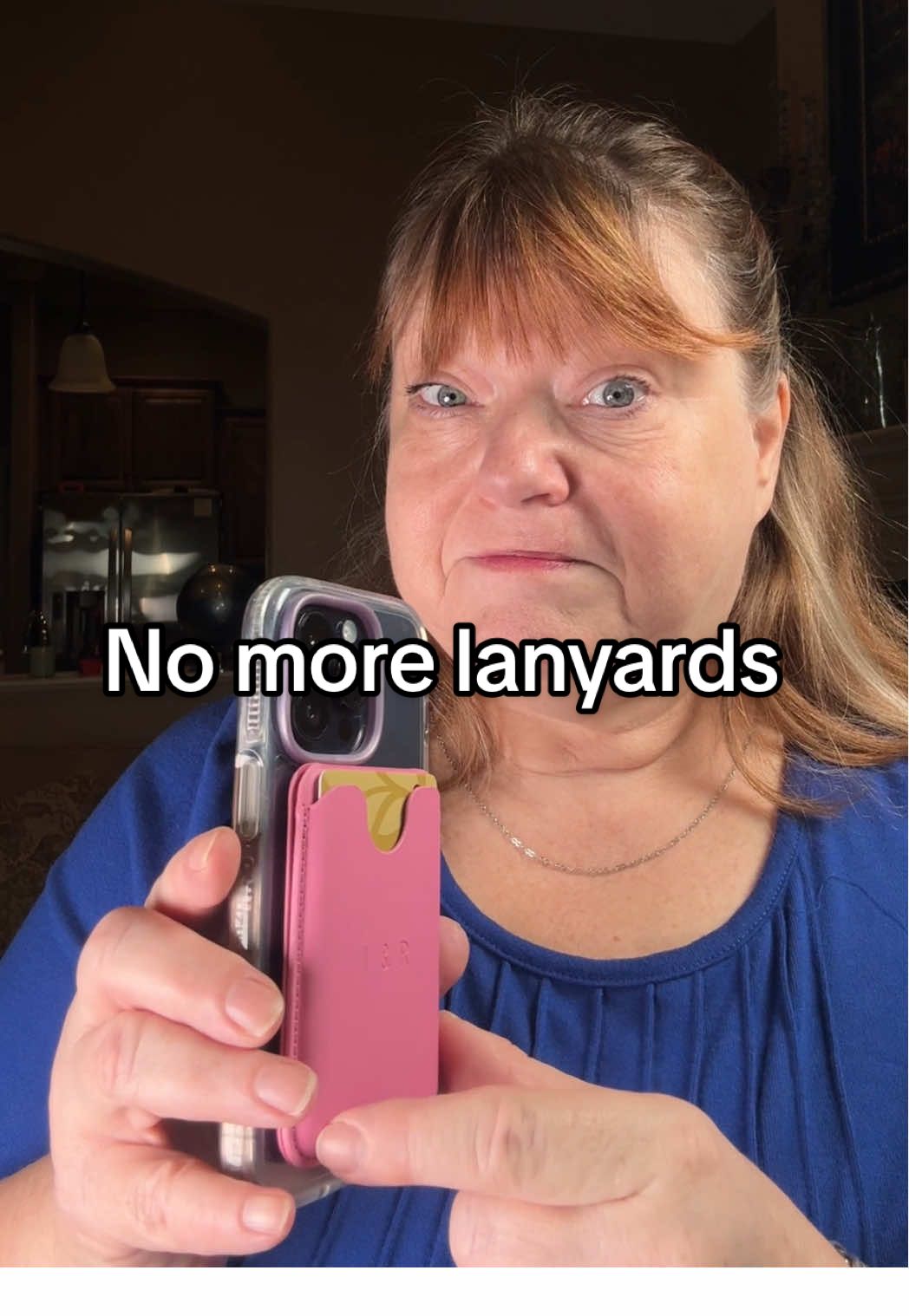 TikTok post by @whichpathmichelle for Iris And Rainbow. Caption reads: Cruise phone wallet for people who hate wearing....