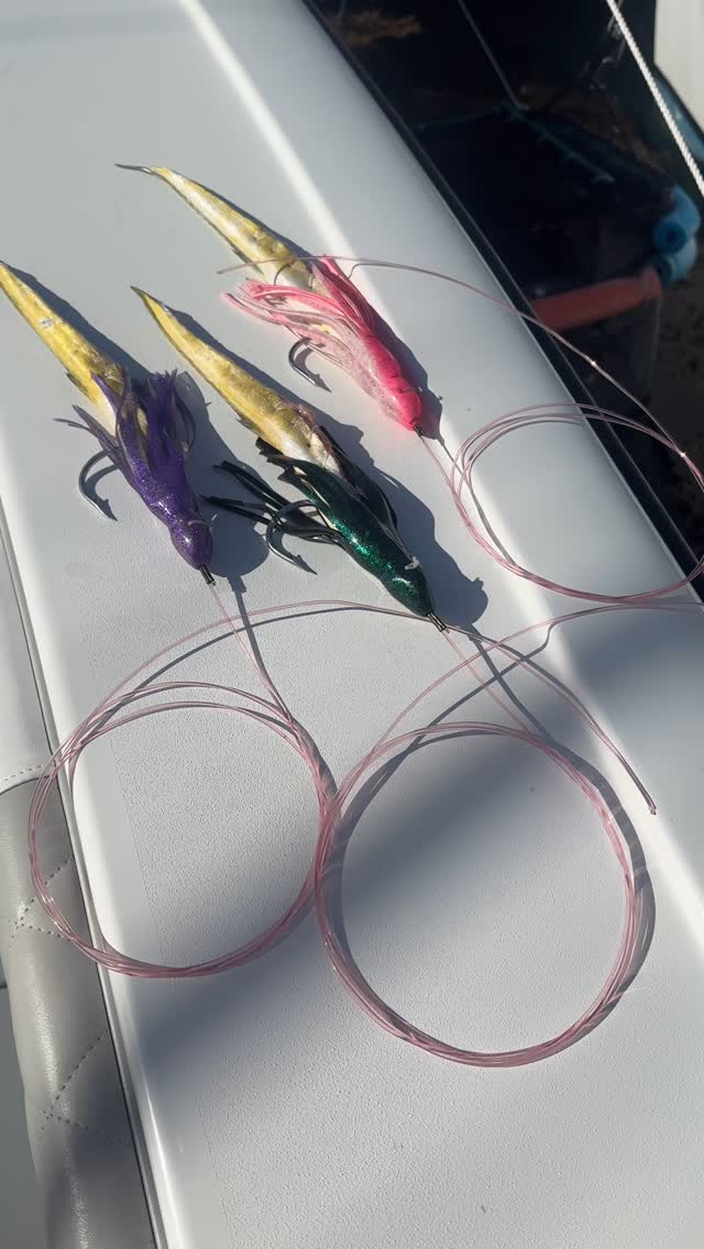 Instagram post by @captnickstanczyk for Mustad Fishing. Caption reads: Which one would you pick? 

A few fresh mahi....