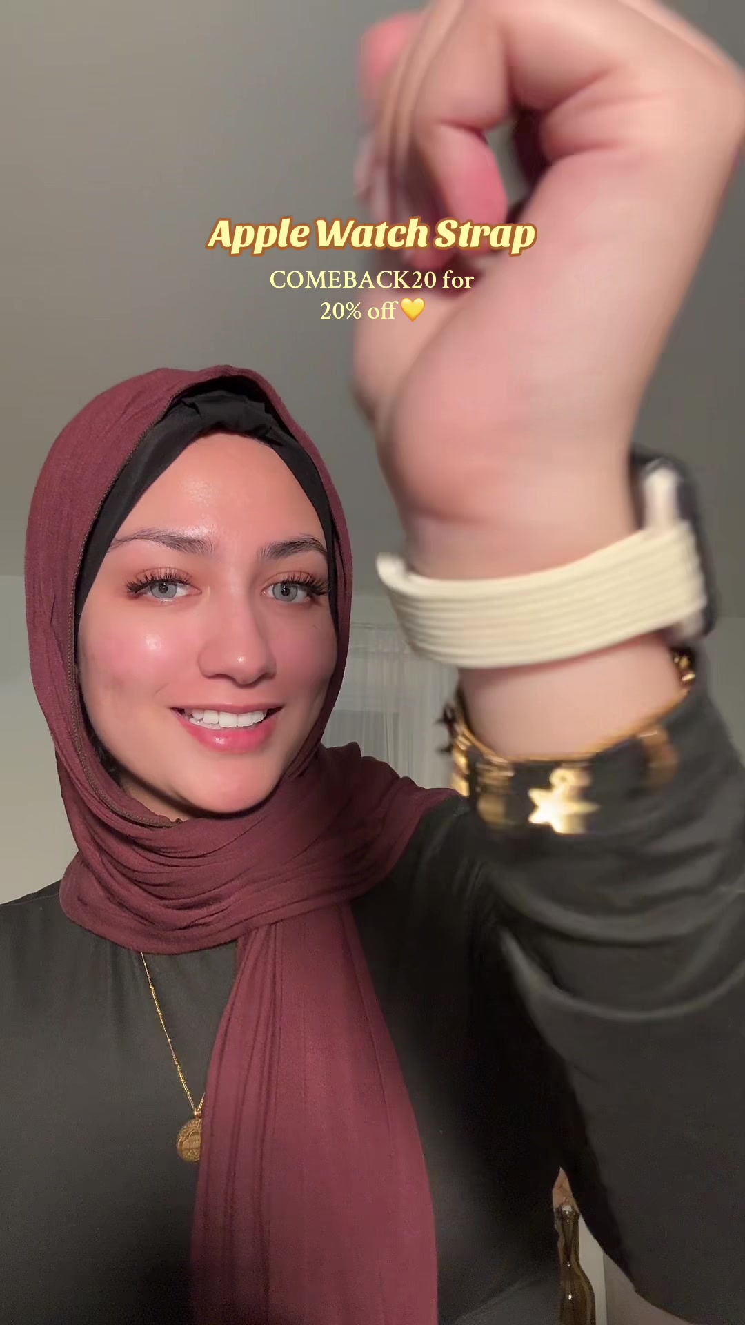 TikTok post by @withsubah for Solace Bands. Caption reads: @Solace Bands #tiktokshopfinds #foryoupage #fyp .