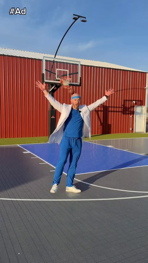 Instagram post by @drdustinportela for CeraVe. Caption reads: #CeraVePartner Level up your game 🏀 with [...].