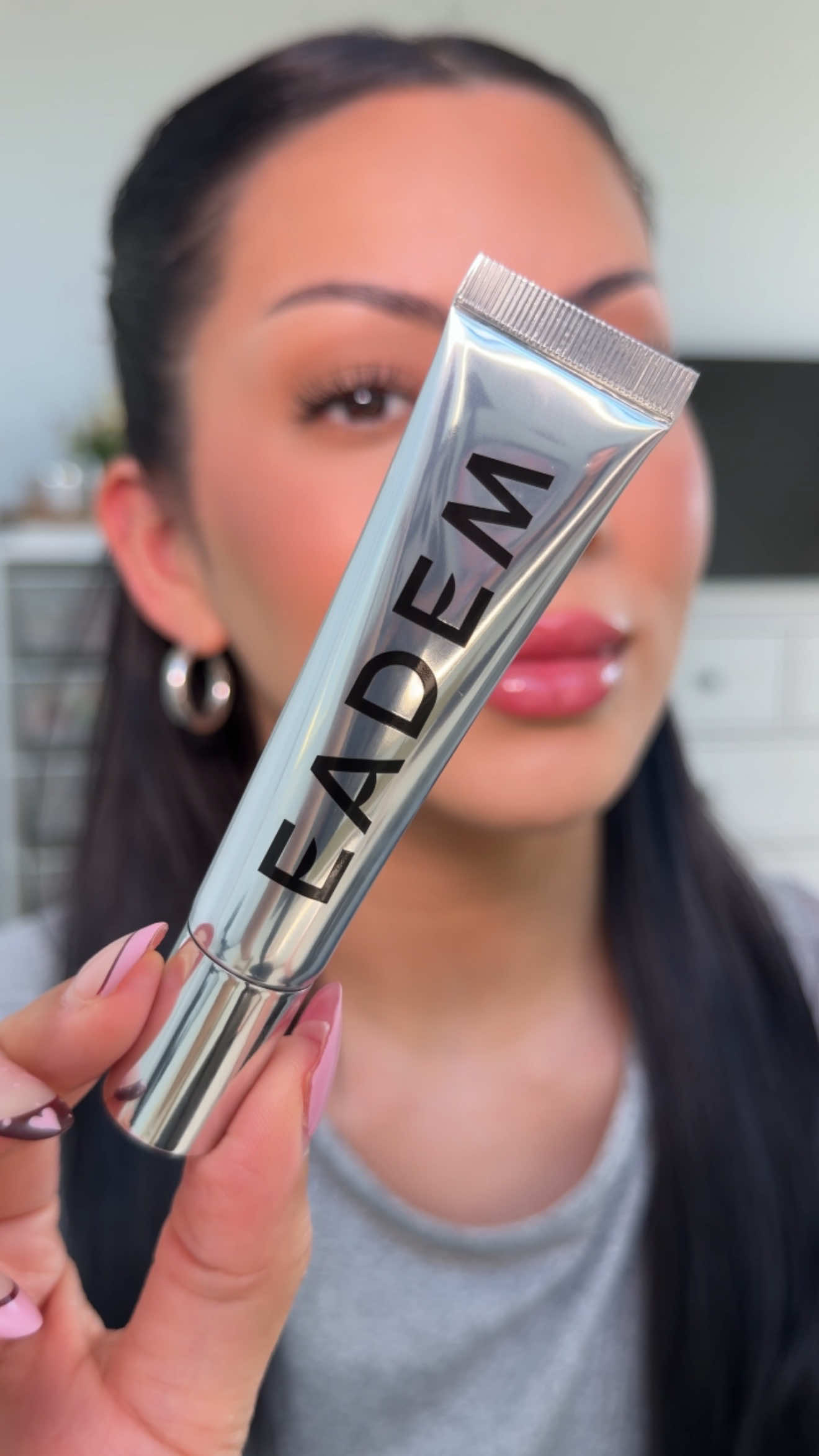 TikTok post by @glambervcruz for Eadem. Caption reads: [...] is my fav part bc it’s cooling ☺️ @EADEM....