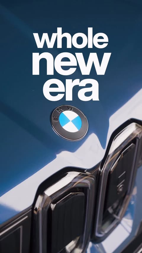 Instagram post by @willbwrs for BMW. Caption reads: [...] a whole new era of EVs with the all-new BMW....