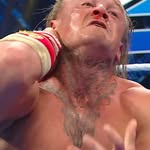 Instagram post by @unbesiegbar_dragunov for WWE. Caption reads: Don't blink or you might get suplexed! 😂.