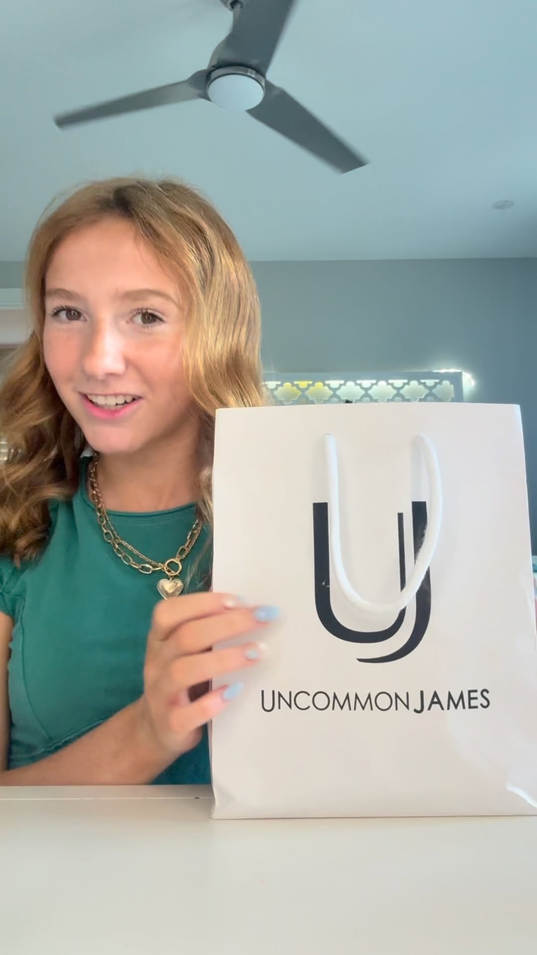 Instagram post by @hashtag.natalie for Uncommon James. Caption reads: Thank you so much!! Comment SHOP below to receive....