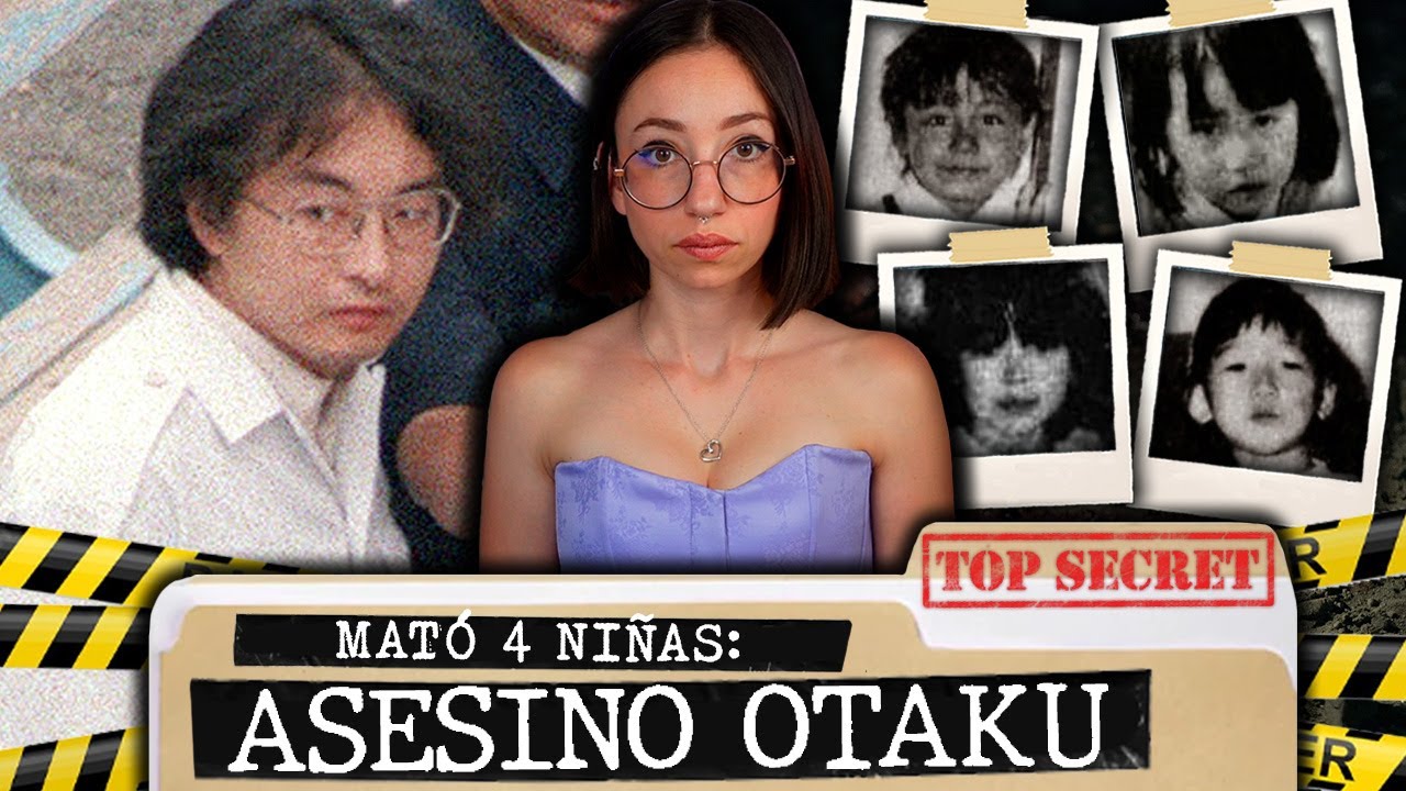 YouTube post by @LadaMisterios for Emma Colchon. Caption reads: The Case of the Otaku Girl Killer | Miyazaki....