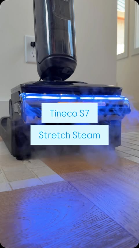 Instagram post by @simplysalfinds for Tineco. Caption reads: [...] is not your average floor cleaner 👀....