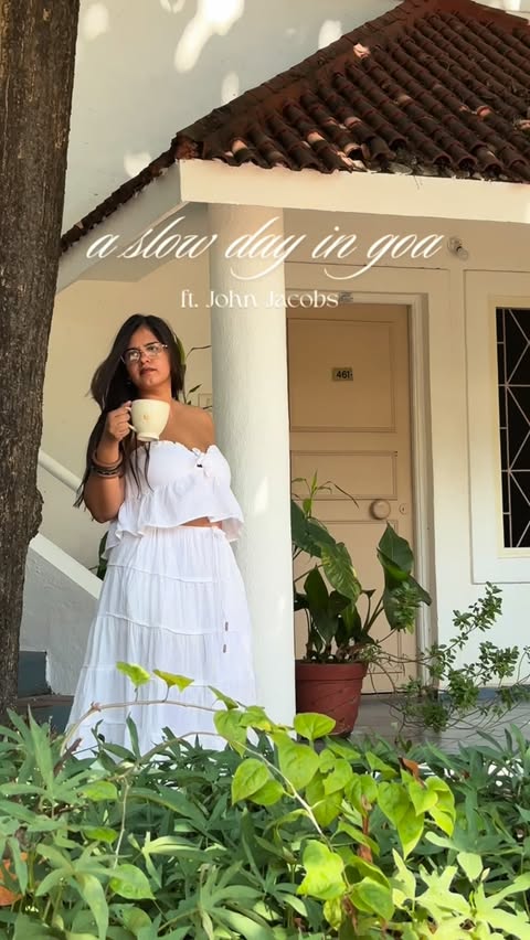 Instagram post by @jigyasaamalhotra for John Jacobs Eyewear. Caption reads: [...] day in Goa…through my favourite....