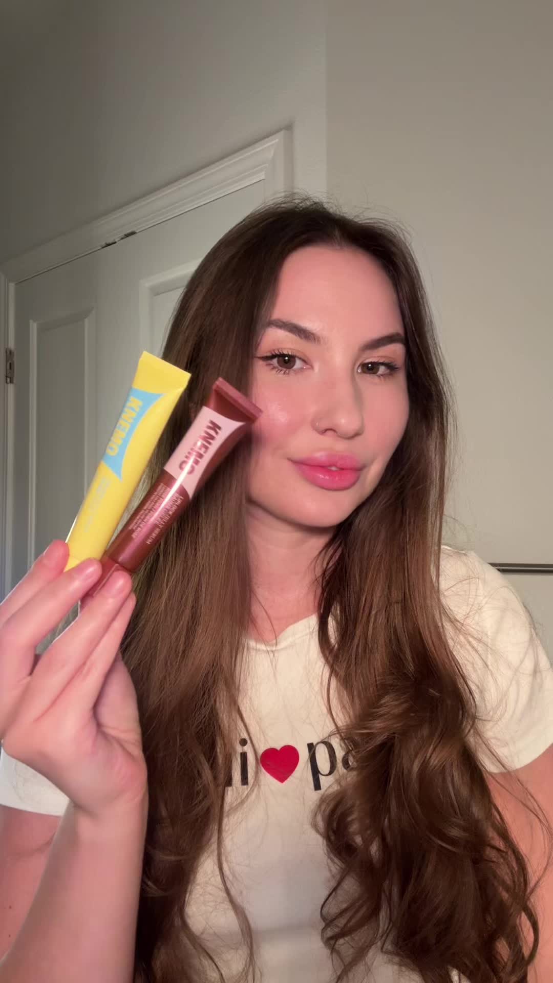 TikTok post by @krisstchi3 for Knemo Beauty. Caption reads: My new favorite multi-use beauty product ✨ @KNEMO™....