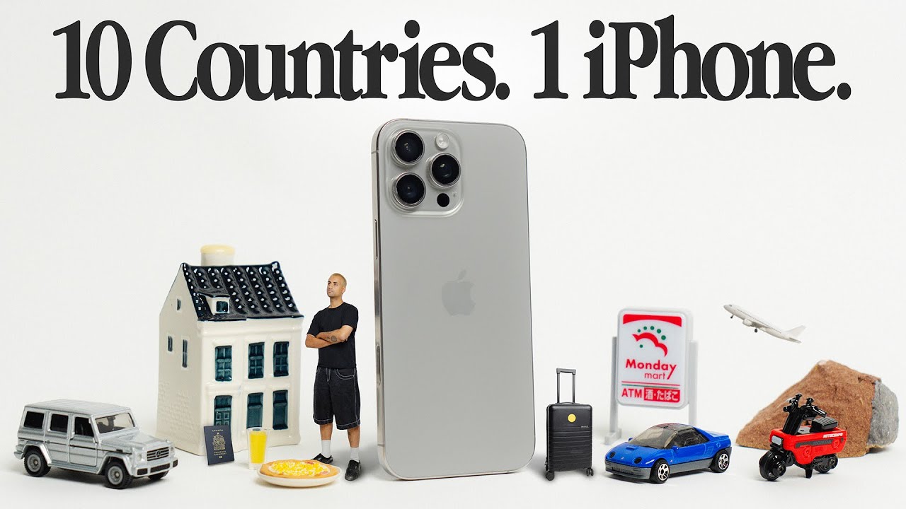 YouTube post by @canoopsy for Mvst Select. Caption reads: iPhone - the ULTIMATE travel tool..