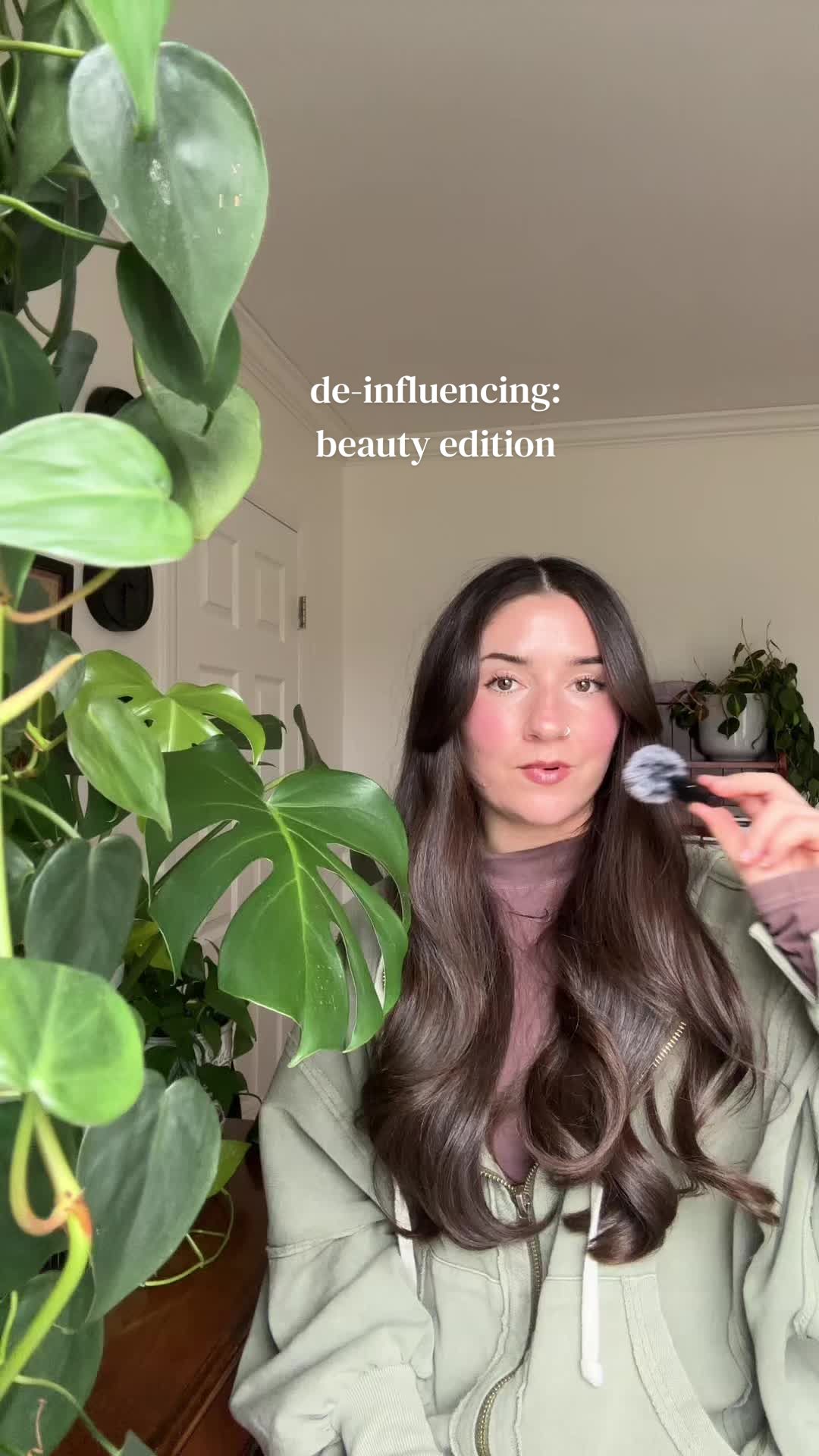 TikTok post by @plantbased.baby for Theinkeylist. Caption reads: de-influencing: 5 beauty products i no longer buy.....