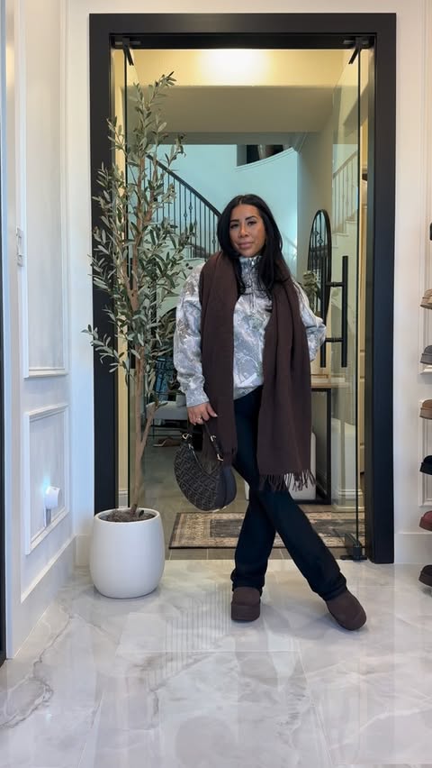 Instagram post by @lincolnsmamaaa for UGG. Caption reads: Cute but comfy always 🤝 

Comment “need it” to....