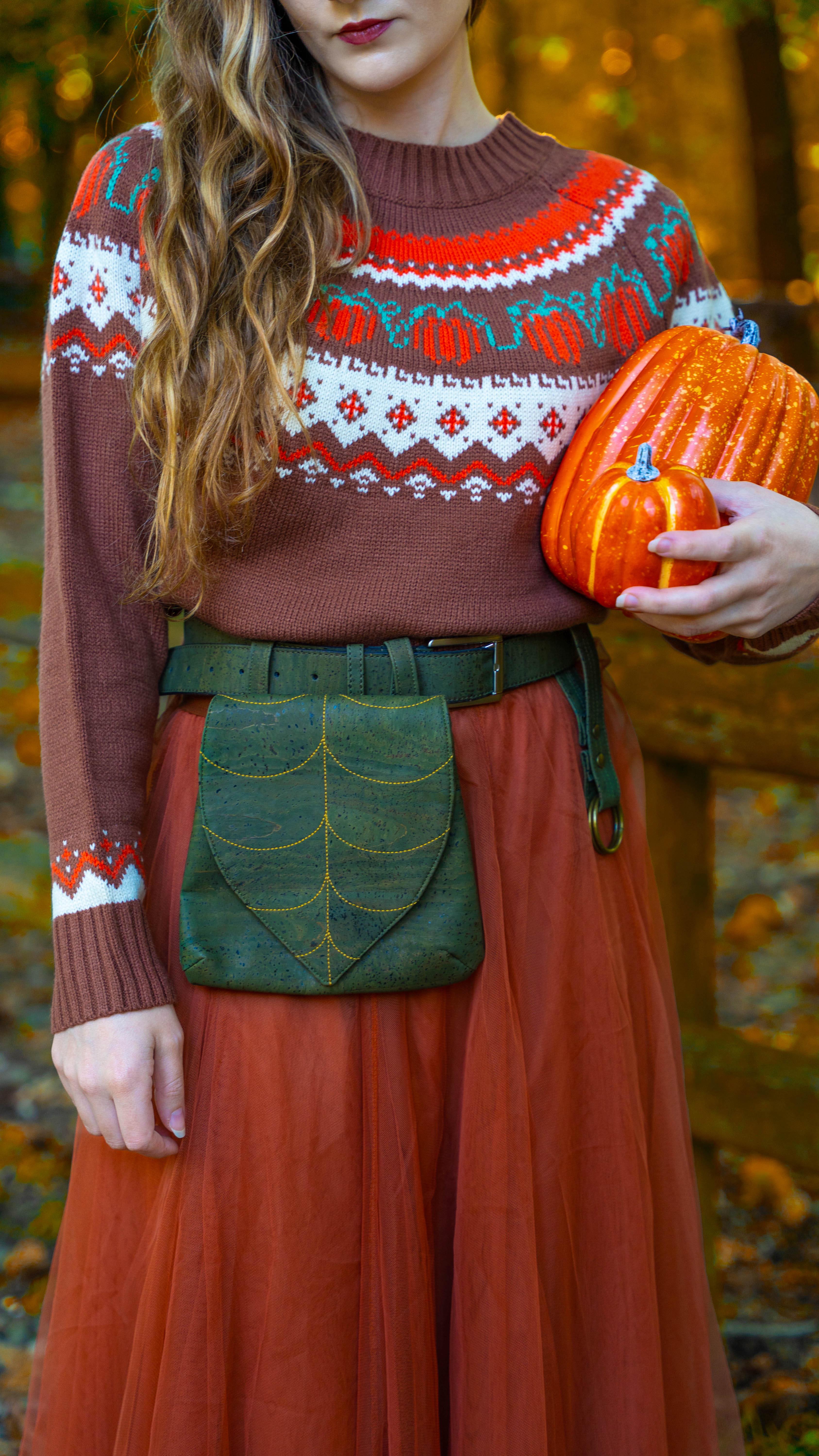 Instagram post by @theladyandthebow for Chicwish. Caption reads: 🍂✨ Nothing says October like a cozy day at the....