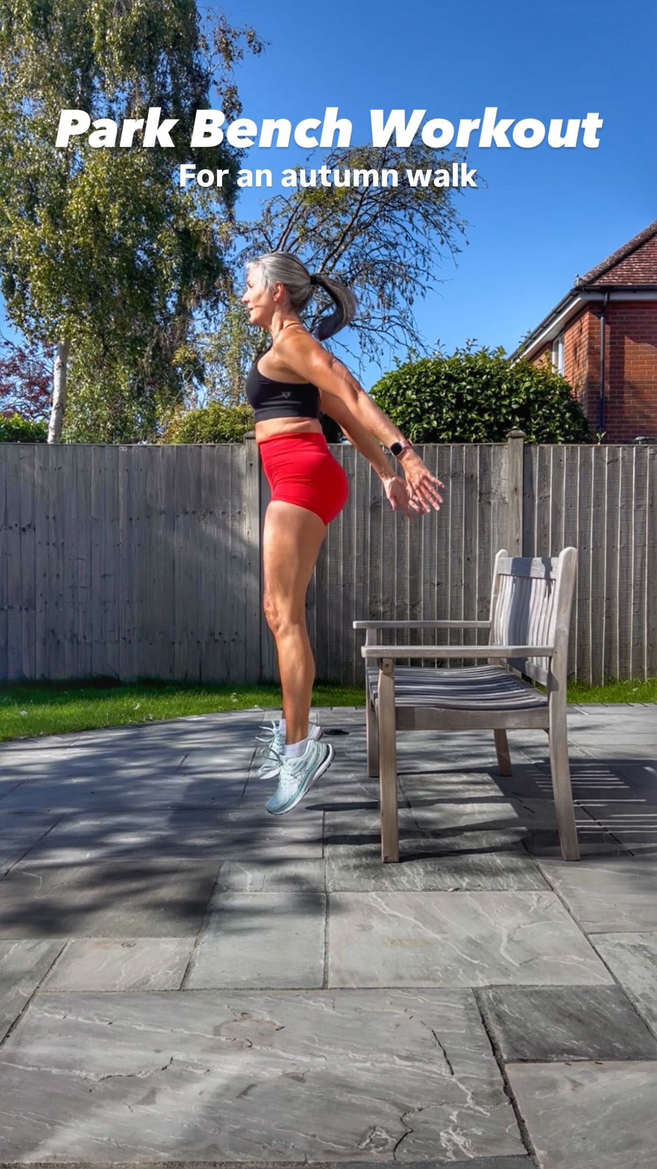 Instagram post by @hergardengym for Women's Best. Caption reads: Whether you’re off on an Autumn 🍂 walk or tidying....