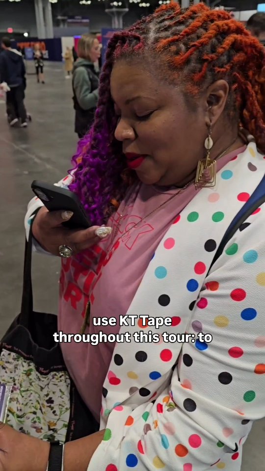 Instagram post by @iamlshauntay for KT Tape. Caption reads: @KTTape supported the body I showed up with [...].