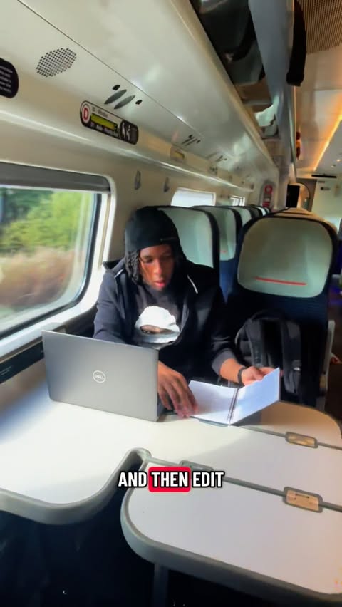 Instagram post by @jahsaintt for Trainline. Caption reads: [...] | @tocasocial | @oasisbefruit | @trainline.